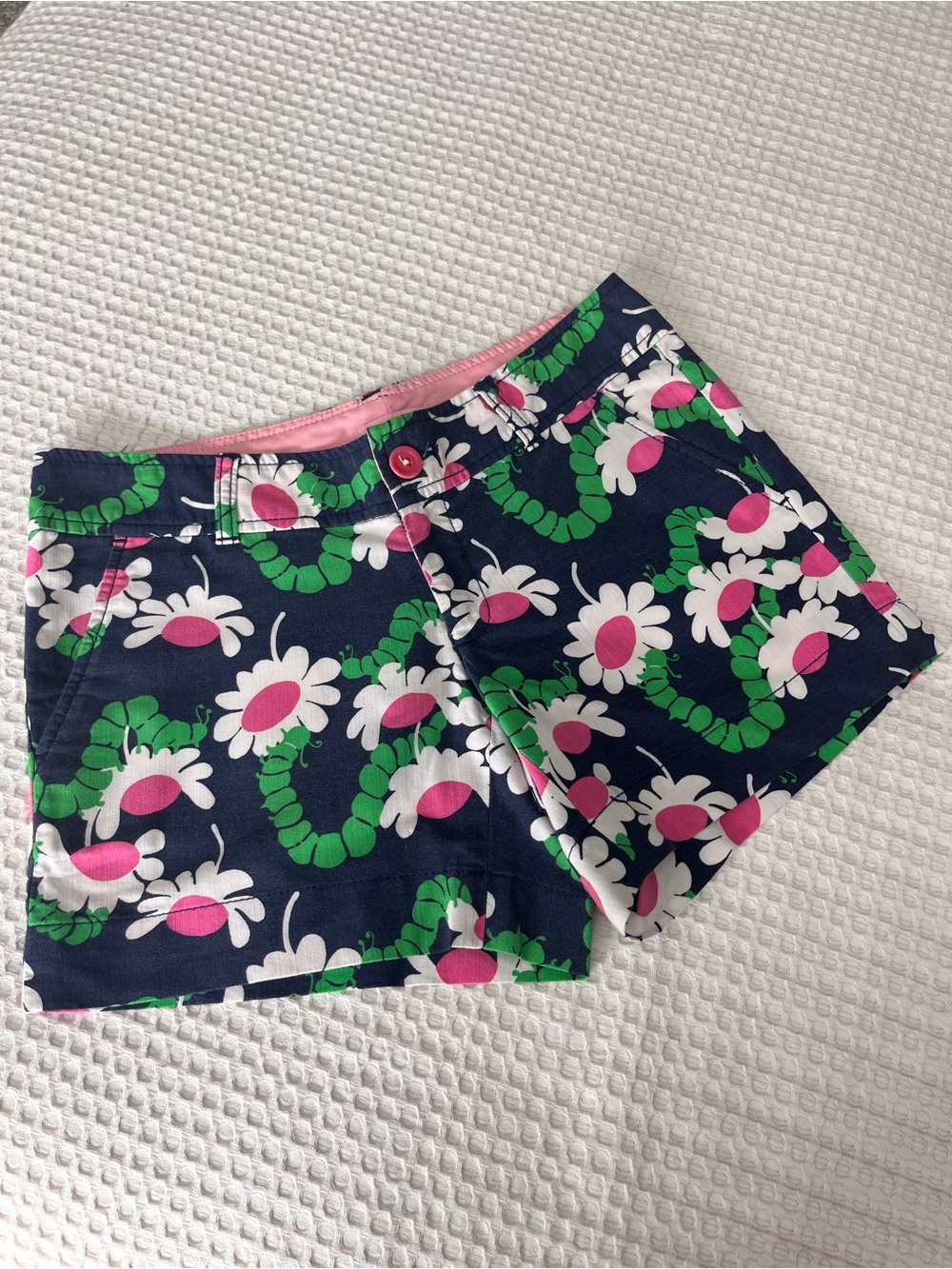 VINTAGE Lilly Pulitzer YUM YUM Callahan Cotton Twill Shorts size 2